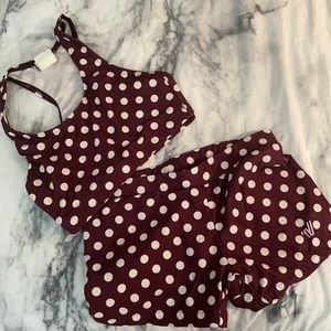 Varsity Cheer Sports bra and spandex set